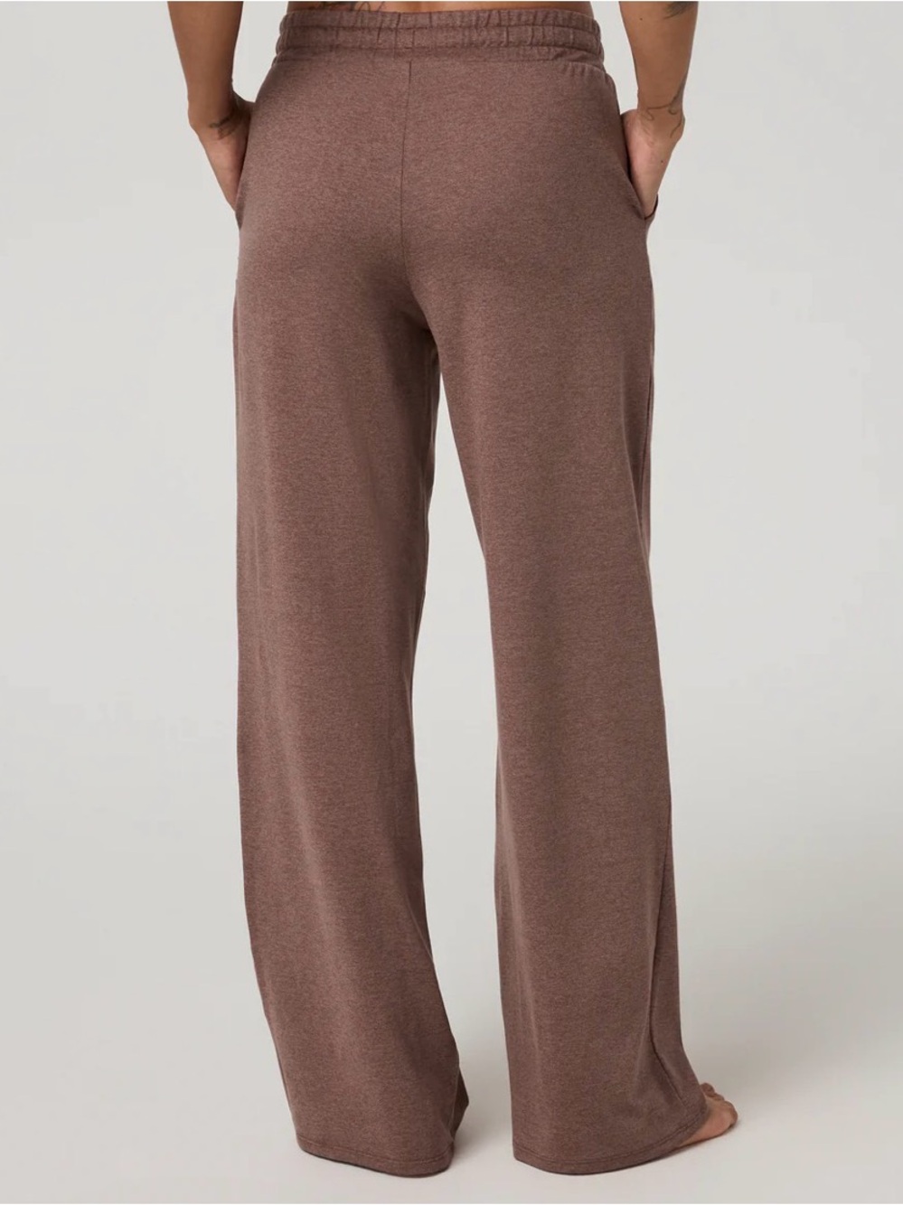 NWOT Vuori Halo Essential Wideleg Pant in Sable Heather Size XL - Picture 2 of 7